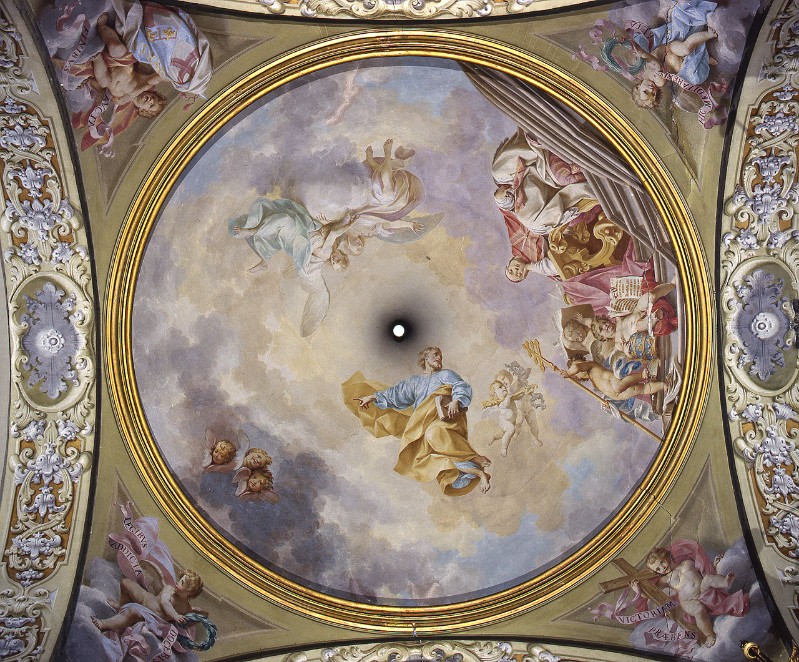 Bigari V. M. (1730), San Pietro appare a Celestino I