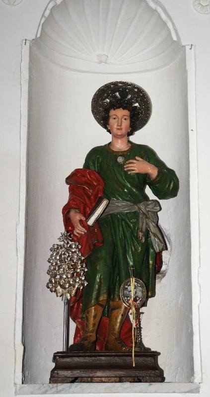 Ambito molisano sec. XVIII, Statua di Sant'Agapito
