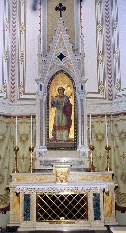 Produzione lombarda sec. XX, Altare di Santa Reparata