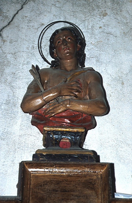 Bottega ligure sec. XVIII, Reliquiario di San Sebastiano