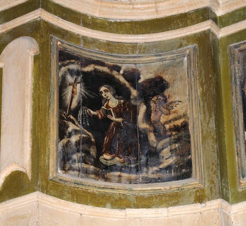 Ambito molisano sec. XVIII, Dipinto con Santa Maria Egiziaca