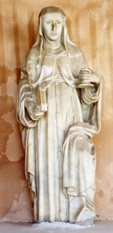Ambito napoletano (?) sec. XVI, Santa Chiara d'Assisi