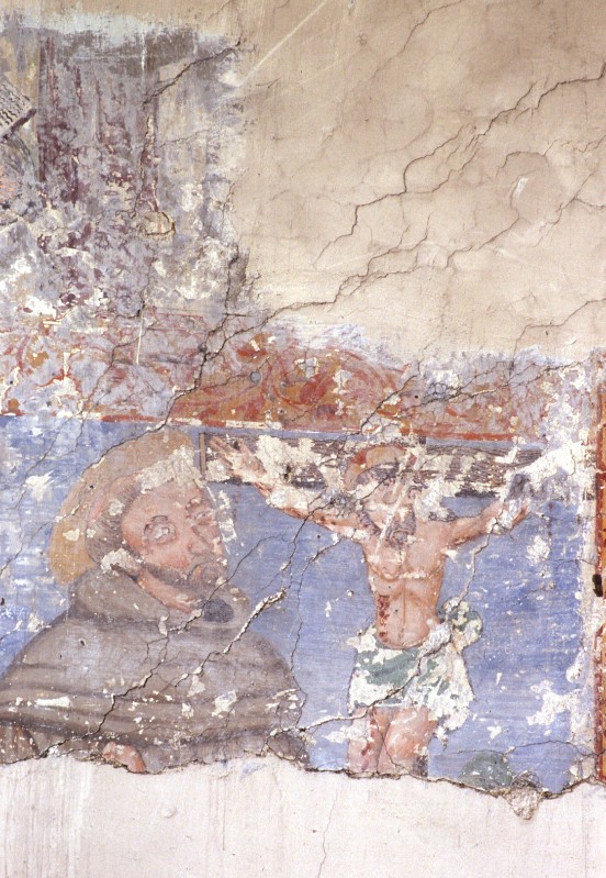 Ambito romano (1579), San Francesco e il crocifisso