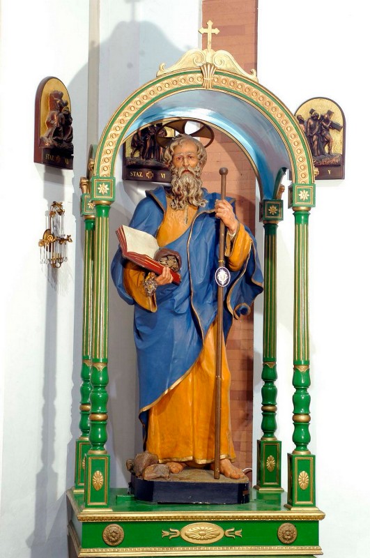 Delago C. prima metà sec. XX, Statua processionale di San Barnaba apostolo
