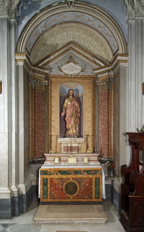 Maestranze laziali seconda metà sec. XVIII, Altare del Sacro Cuore