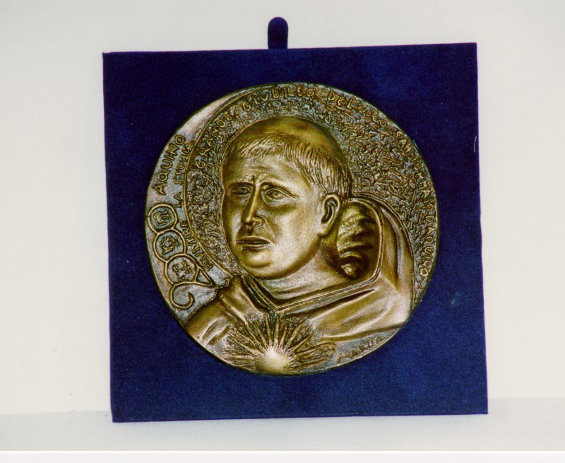 Marra (1974), Medaglia con bassorilievo di S. Tommaso d'Aquino