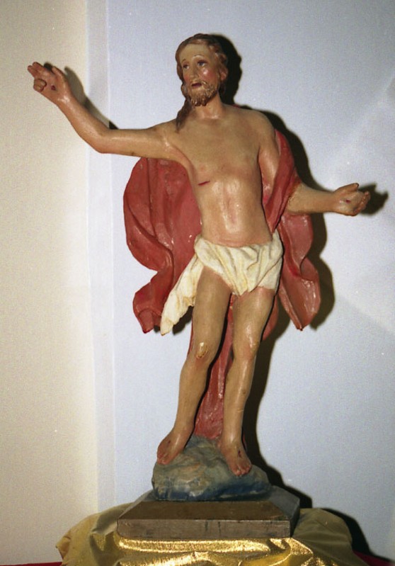 Bottega siciliana sec. XIX, Gesù risorto