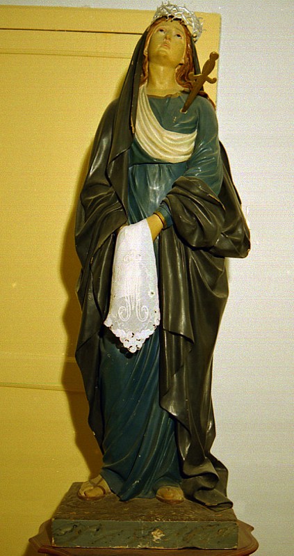 Bottega siciliana sec. XX, Madonna Addolorata