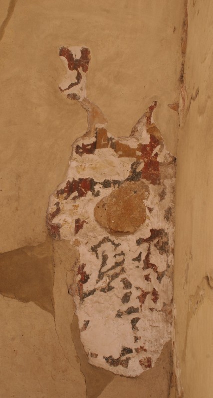 Bottega siciliana sec. XV, Affresco cm. 31