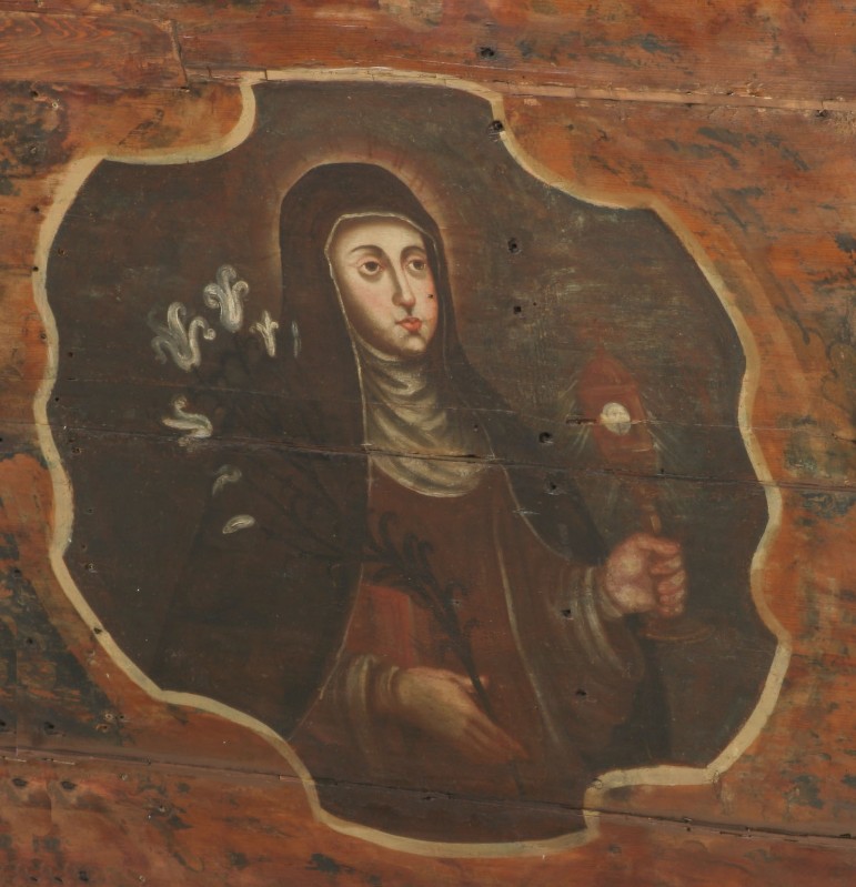 Bottega siciliana sec. XVII, Santa Chiara d'Assisi