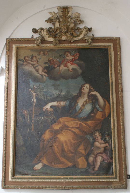 Bottega siciliana sec. XVII, Cornice dalla Maddalena penitente
