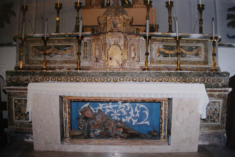 Maestranze siciliane sec. XVIII, Altare maggiore