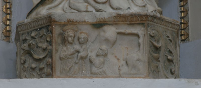 Laurana F. (1457), Base della Madonna della Catena