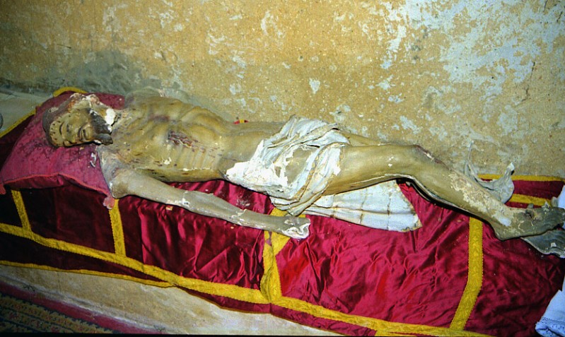 Bottega spagnola sec. XVIII-XIX, Cristo morto