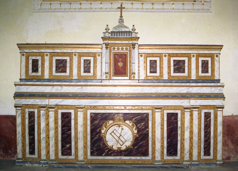 Maestranze siciliane sec. XIX, Altare in legno