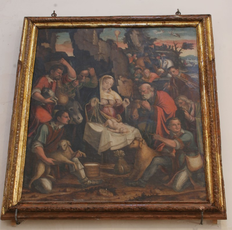 Bottega siciliana (1572), Adorazione dei pastori
