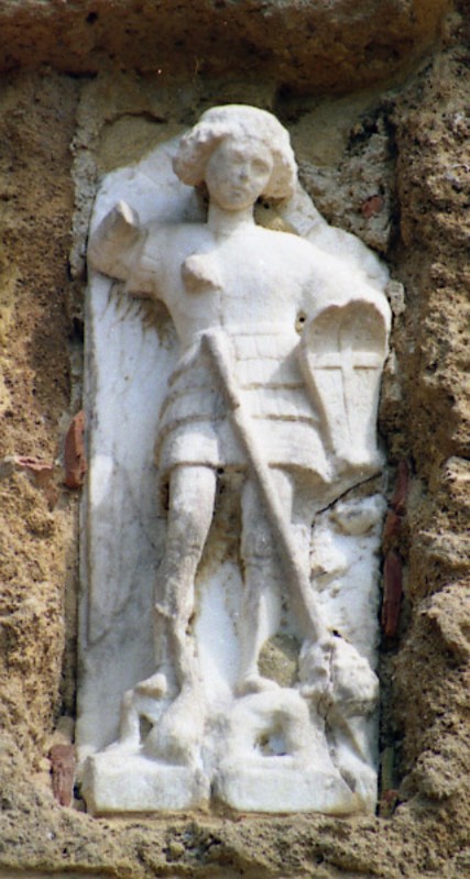 Bottega siciliana sec. XVI, San Michele arcangelo