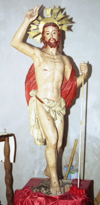 Bottega siciliana sec. XVII, Cristo risorto