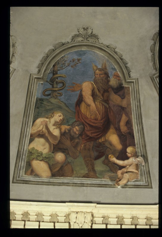 Alberti G. (1682-1688), Adamo ed Eva cacciati dal paradiso terrestre