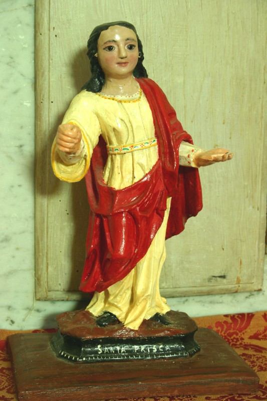 Bott. sarda sec. XVIII, Statua devozionale Santa Prisca