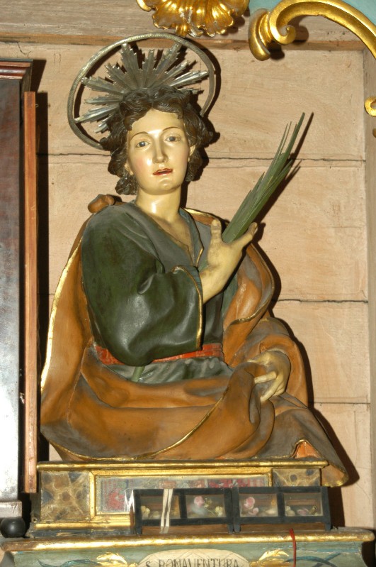 Artigianato campano sec. XVIII, Statua con San Bonaventura