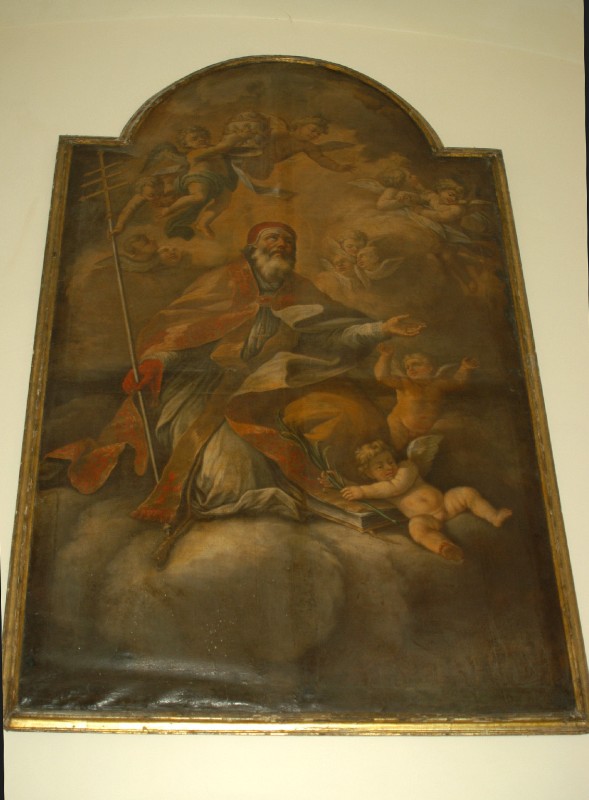 Cipullo A. sec. XVIII, Dipinto con San Sisto papa