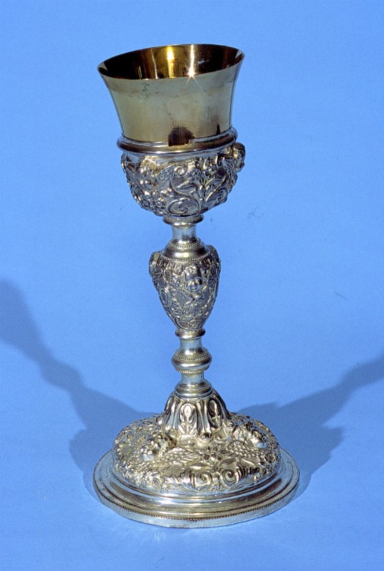 Bott. napoletana (1874), Calice in argento dorato e cesellato e sbalzato