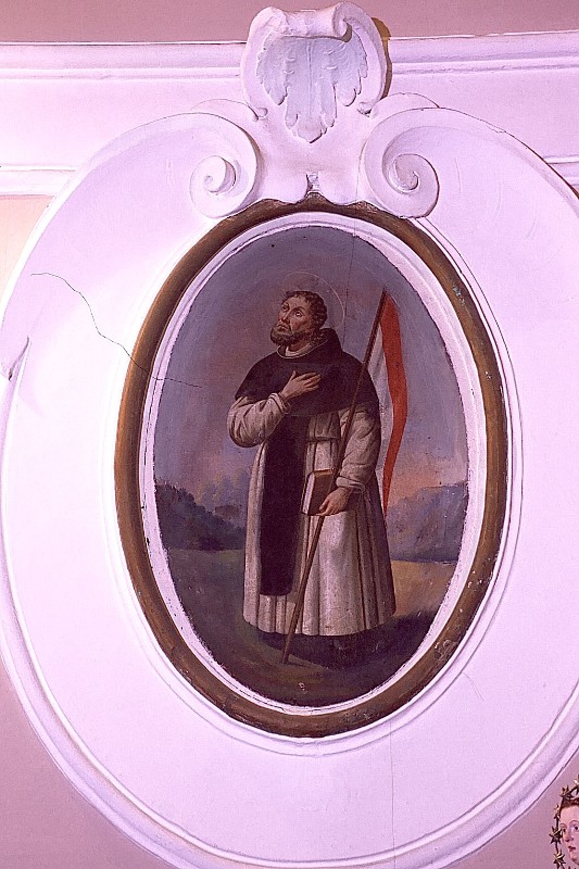 Ambito italiano secc. XVIII-XIX, San Vincenzo Ferrer in olio su tela