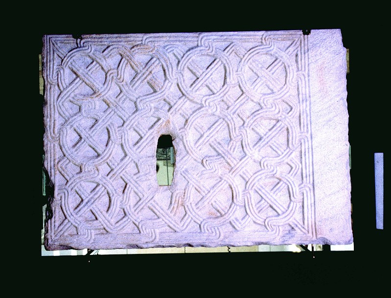 Bott. italiana secc. VIII-IX, Frammento di pluteo in marmo bianco scolpito