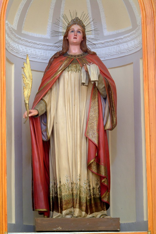 Bottega siciliana fine sec. XIX, Statua di S. Lucia