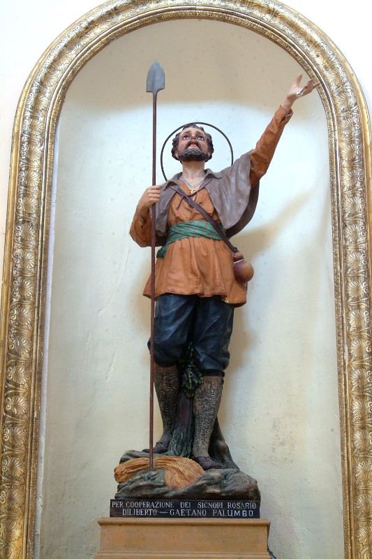 Bottega siciliana sec. XX, Statua di S. Isidoro Agricola