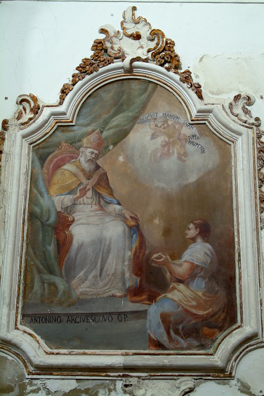 Provenzani D. (1792), Affresco con S. Antonino arcivescovo di Firenze