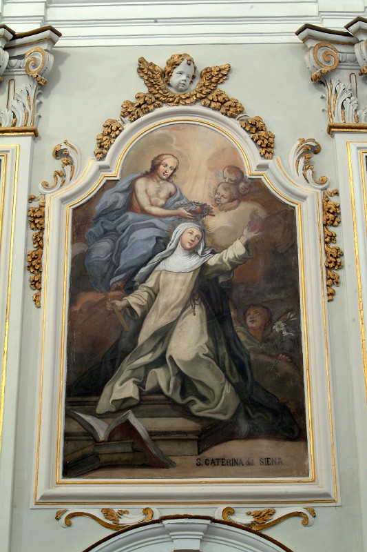 Provenzani D. (1792), Affresco con S. Caterina da Siena