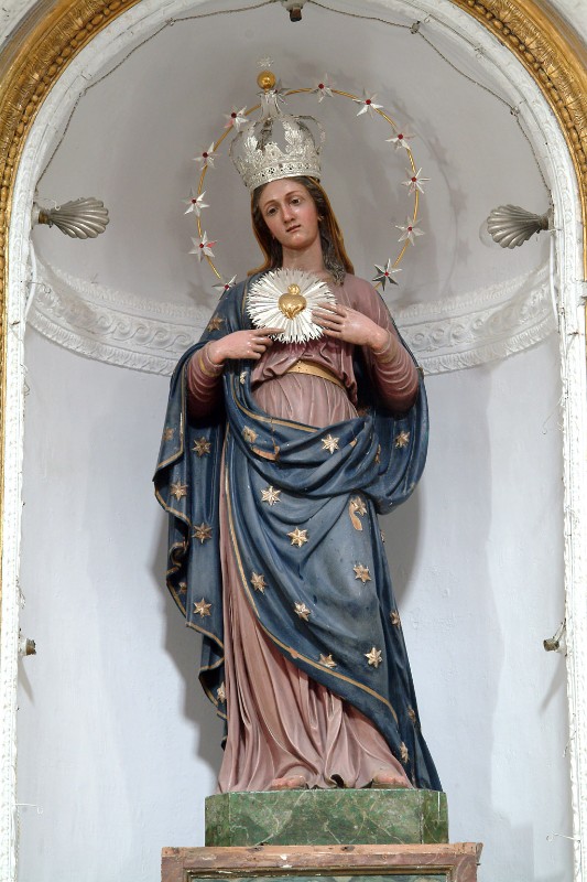 Genovese V. (1856), Statua del Sacro Cuore di Maria