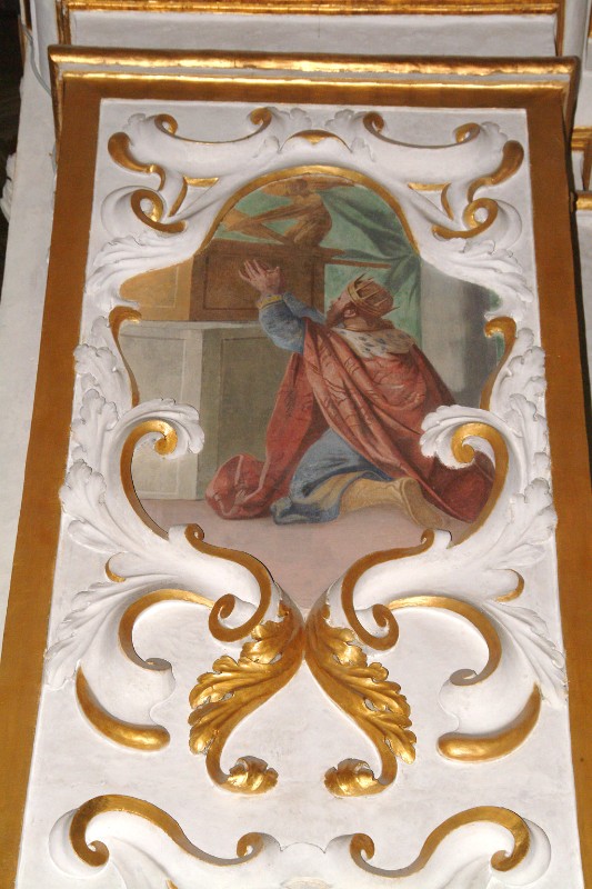 Borremans G. (1720), Affresco con Salomone che prega dinanzi all'Arca Santa