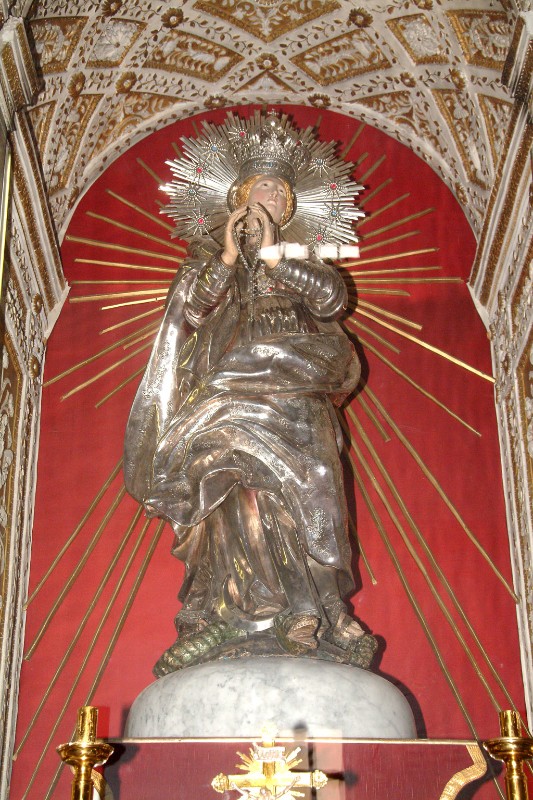 Bottega siciliana (1760), Statua della Madonna immacolata