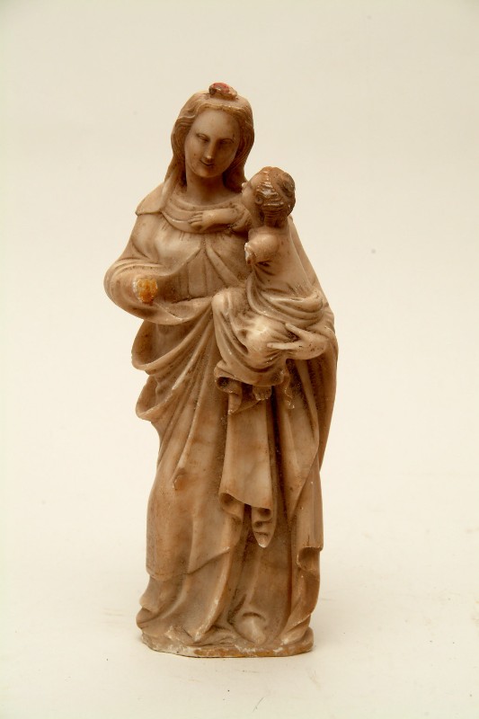 Bottega trapanese sec. XVIII, Statua della Madonna con Bambino