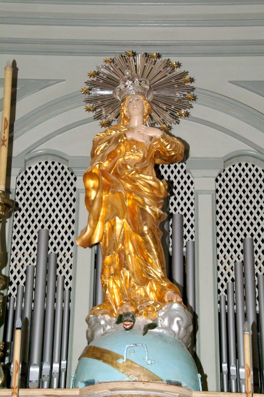 Bottega siciliana sec. XVIII, Statua della Madonna immacolata