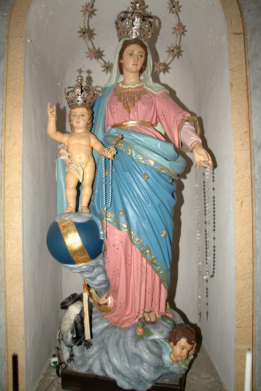 Cardella C. sec. XIX, Statua della Madonna del rosario