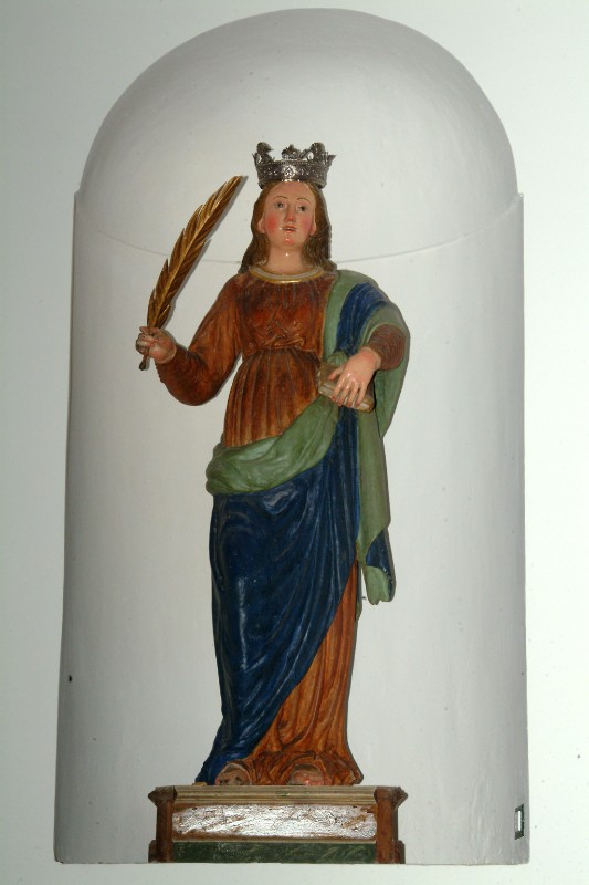 Bottega siciliana sec. XVII, Statua di S. Caterina d'Alessandria