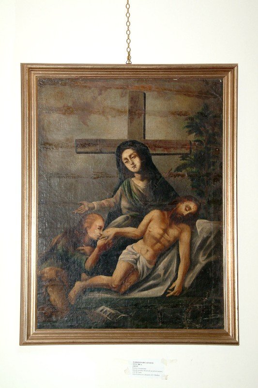 Bottega siciliana sec. XIX, Cornice del dipinto di Gesù deposto dalla croce