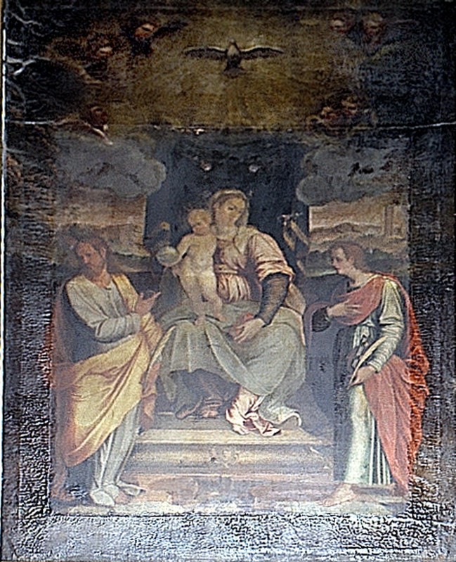 Castello B. (1604), Madonna con Gesù Bambino tra i Santi Nazario e Celso
