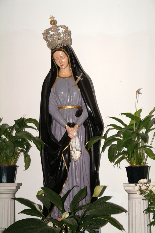 Bottega siciliana (1878), Statua della Madonna addolorata