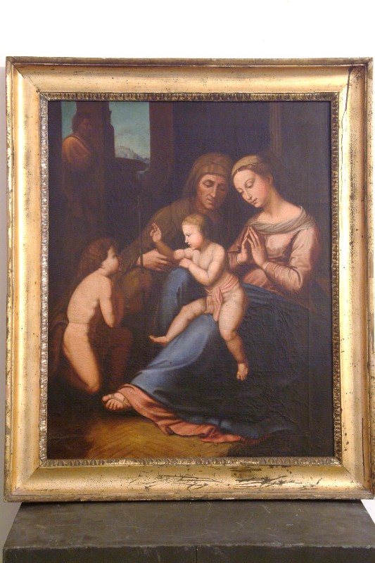 Bellomo A. sec. XIX, Dipinto della Madonna con Bambino e Santi