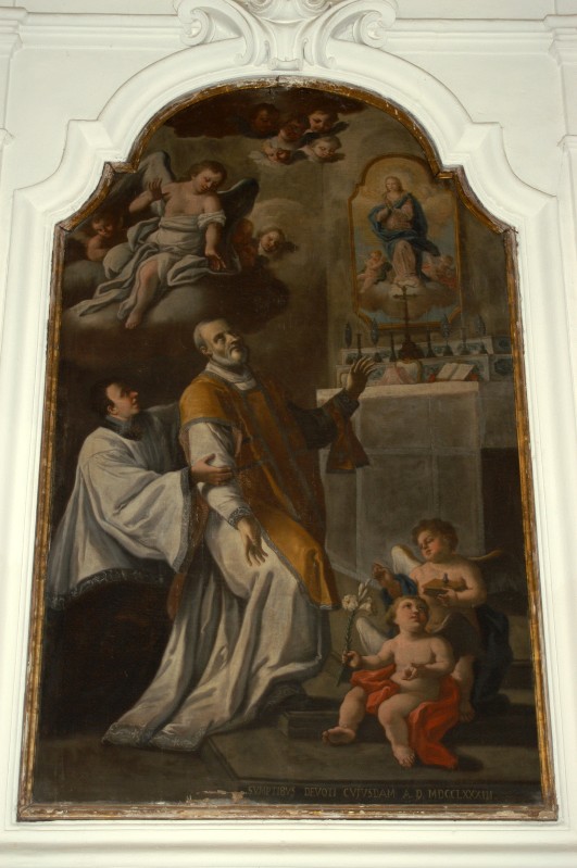 Ambito campano (1783), Dipinto con ultima messa di S. Andrea Avellino
