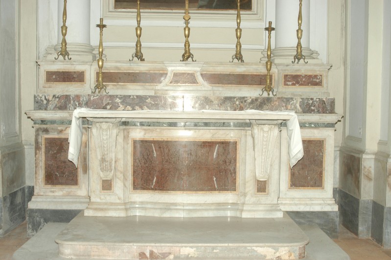 Marmoraro campano sec. XVIII, Altare di Santa Lucia San Martino e Sant'Antonio