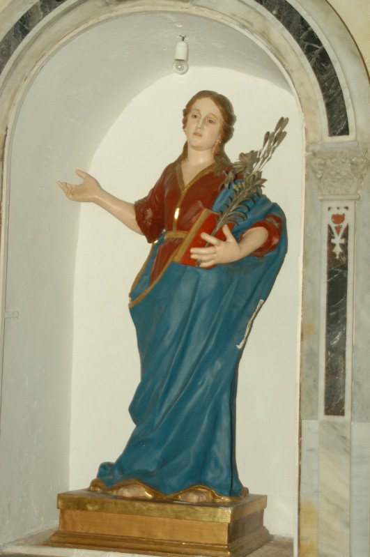 Cartapestaro campano sec. XIX, Statua di Santa Massimiliana Bona