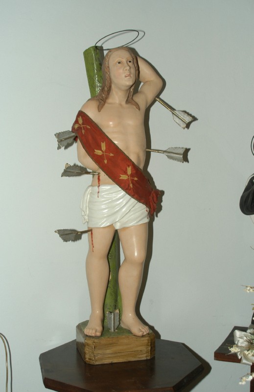 Scultore campano sec. XX, Statua di San Sebastiano