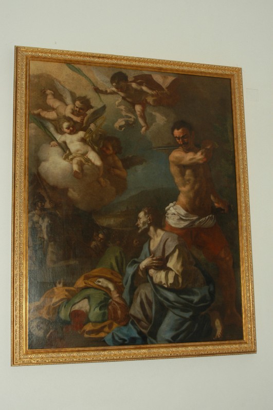 Pittore campano sec. XVIII, Dipinto con Martirio dei Santi Nazario e Celso