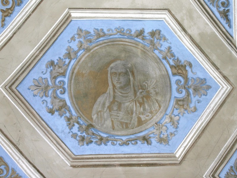 Rossi C. sec. XIX, Affresco con S. Caterina da Siena